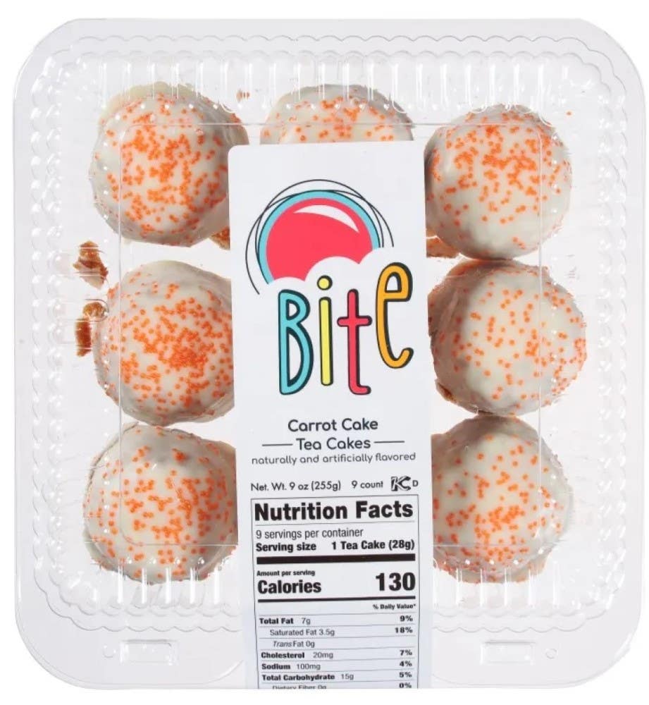 Bite Carrot Cake Tea Cakes