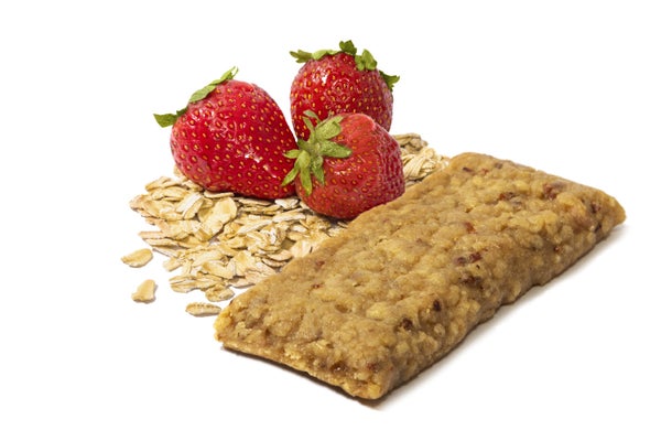 Whole Grain Strawberry Oatmeal Bar