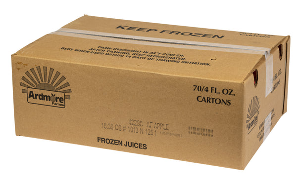 4oz Frozen Apple Juice Cups
