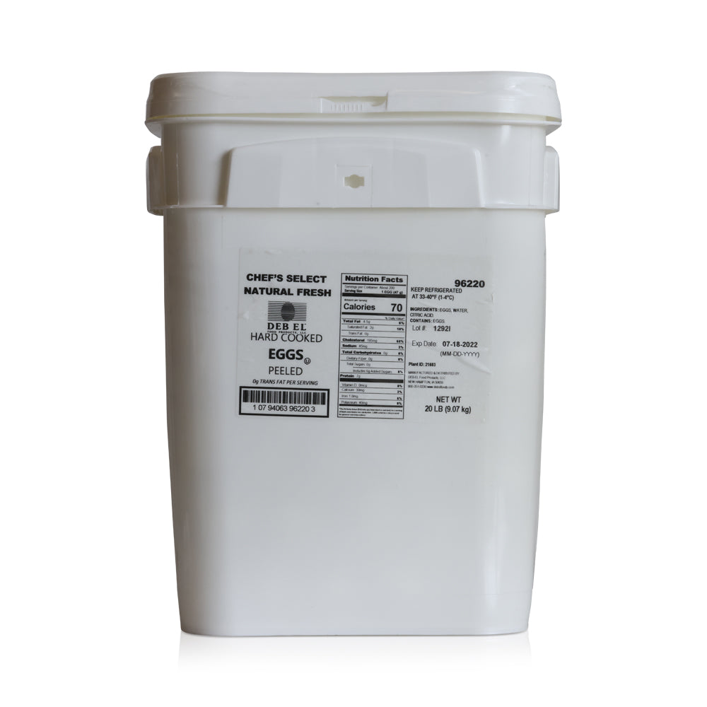 Hard Boiled & Peeled Eggs 20lb