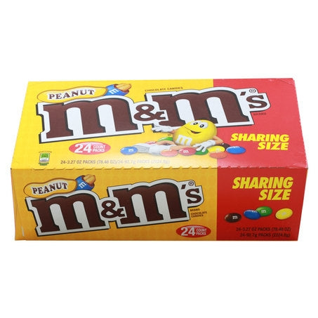 * M&M Peanut Sharing Size