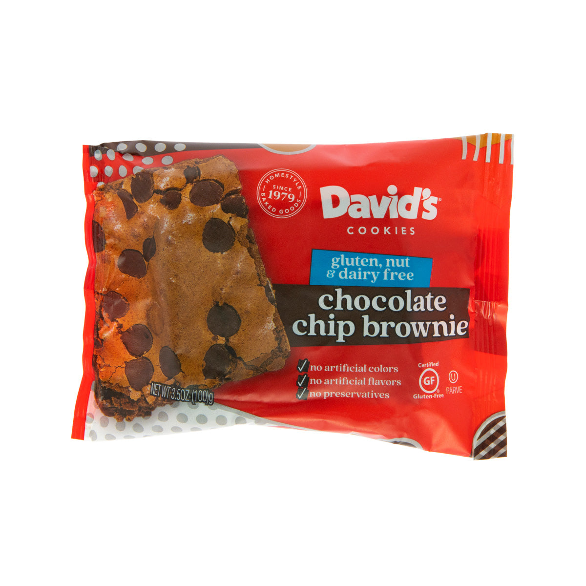 Gluten Free Chocolate Chip Brownie