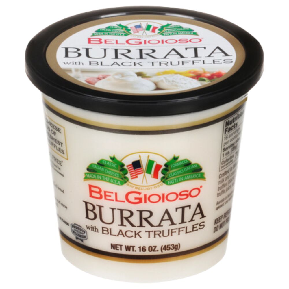 Burrata with Black Truffles 4oz