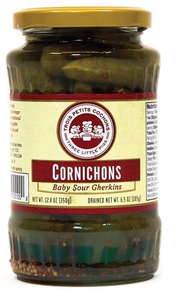 Trois Petits Cochons French Cornichons 12.4 oz