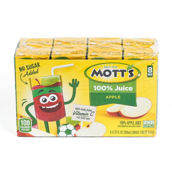 * Apple Juice Brick Pack 6.75oz