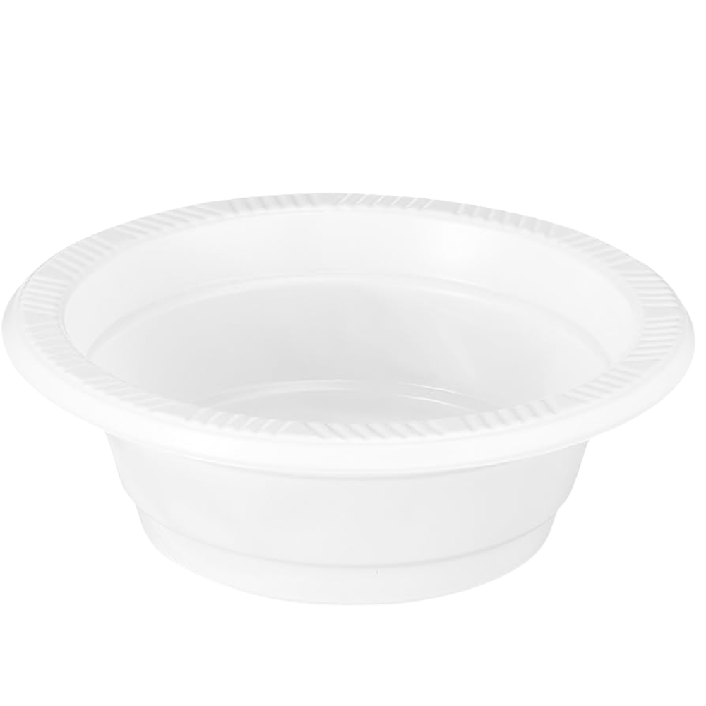 White Plastic 5oz Bowl