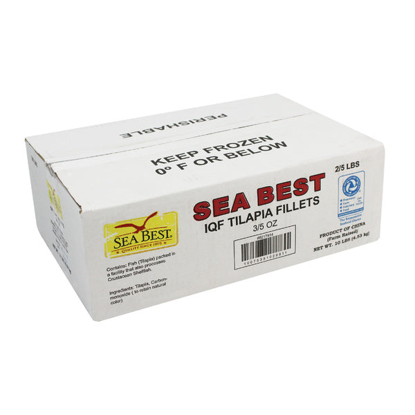 Tilapia Fillets 3/5oz IQF