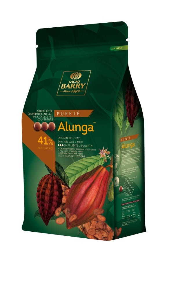 41% Milk Chocolate Pistoles Alunga