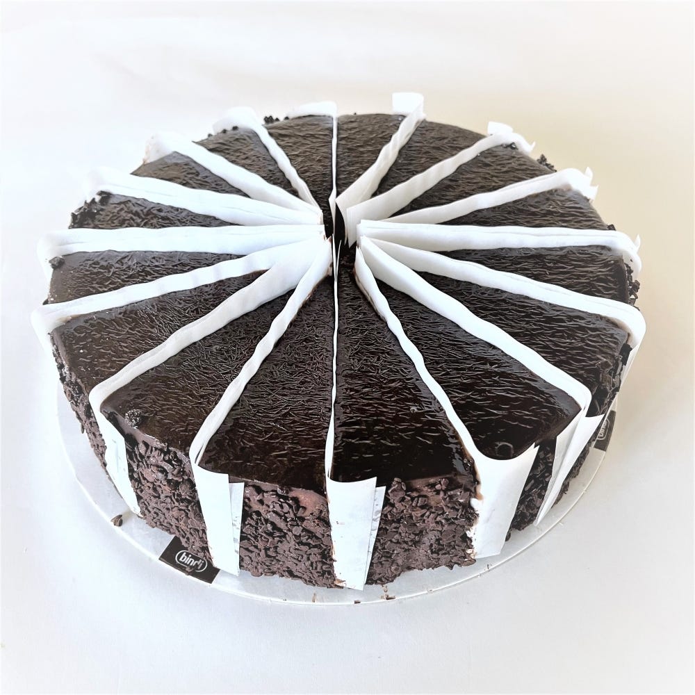 Chocolate Fondant Cake Sliced