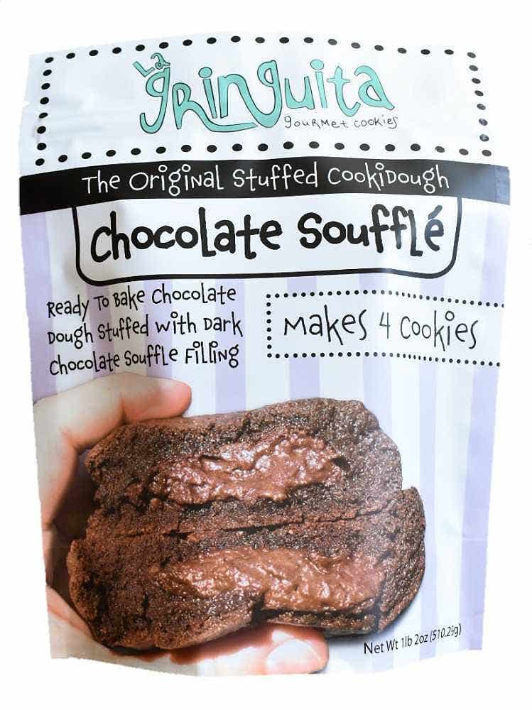 Chocolate Souffle Stuffed CookiDough