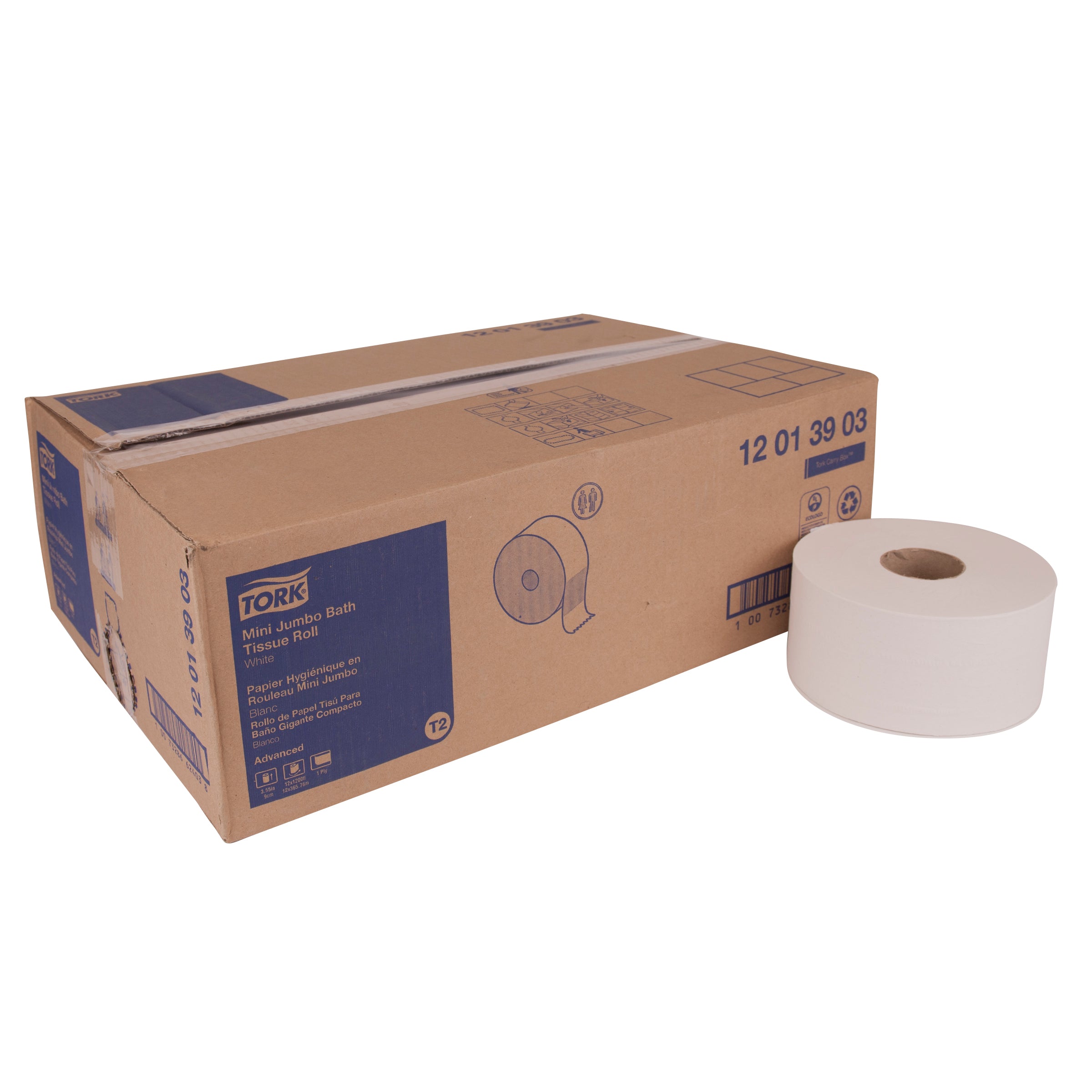 1 Ply Mini Jumbo Toilet Tissue