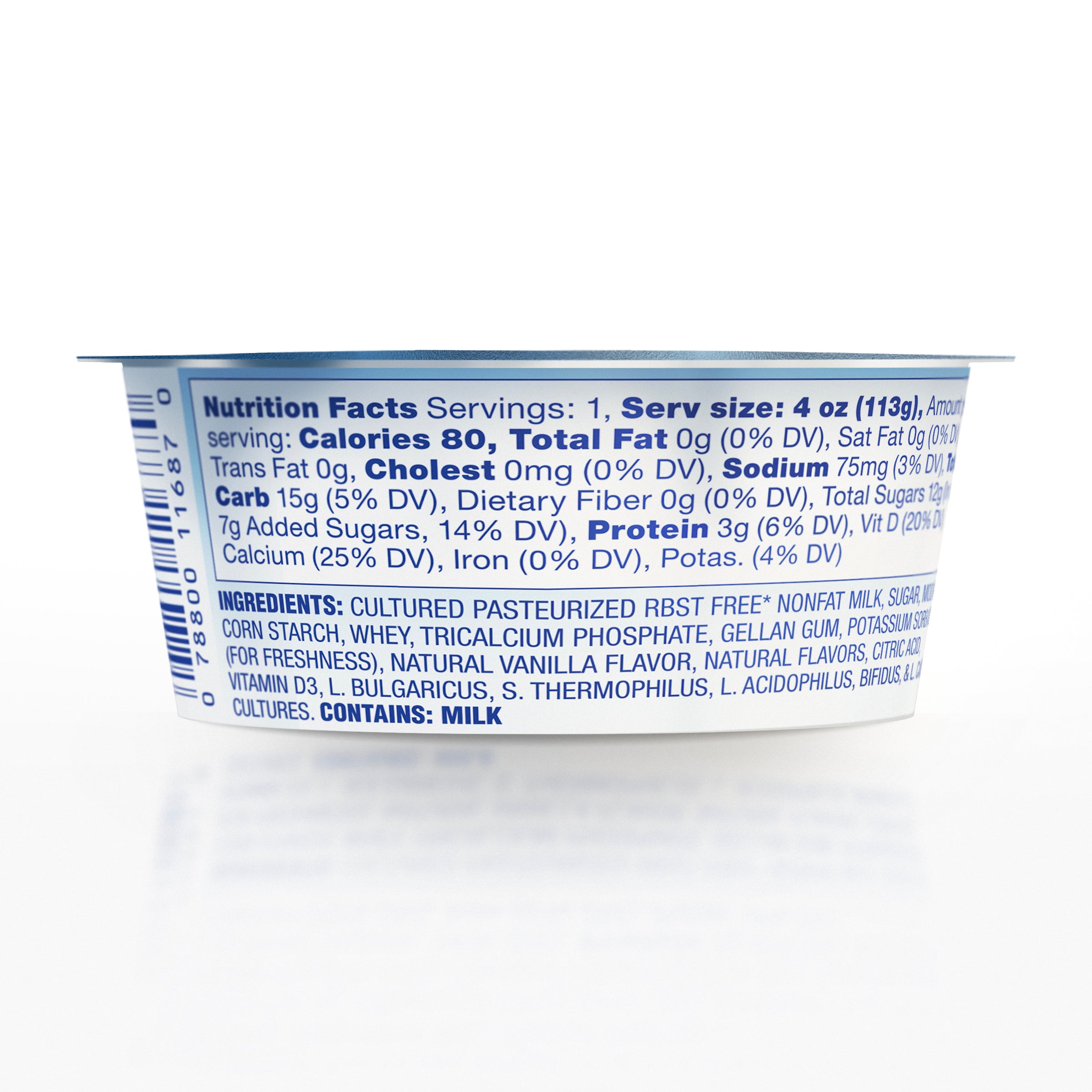 Nonfat Vanilla Yogurt