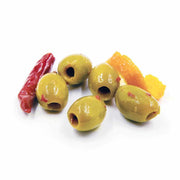Tangerine & Chili Marinated Green Olives