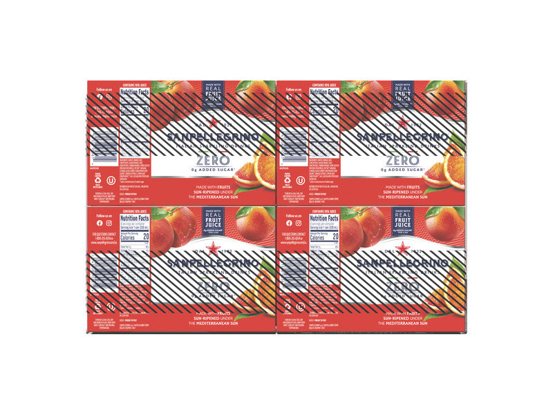 Blood Orange Zero Sleek Can