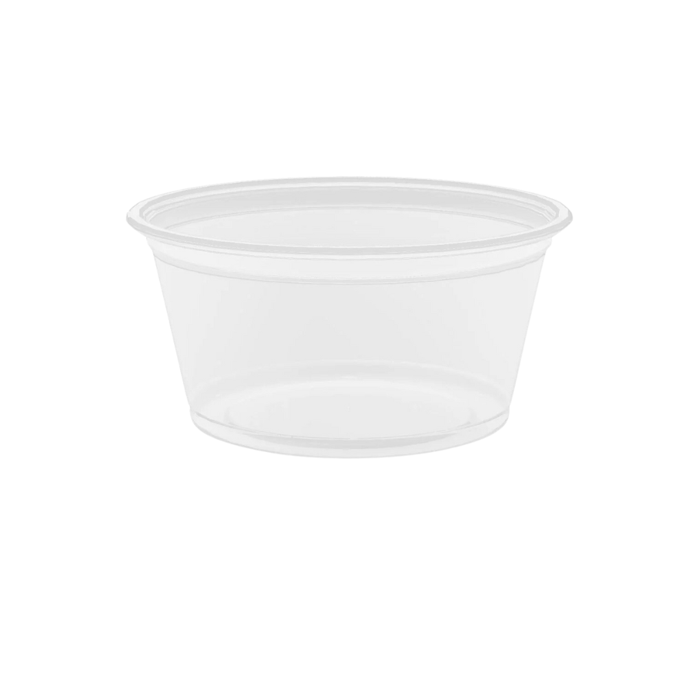 * Clear Plastic Souffle Cup 2oz