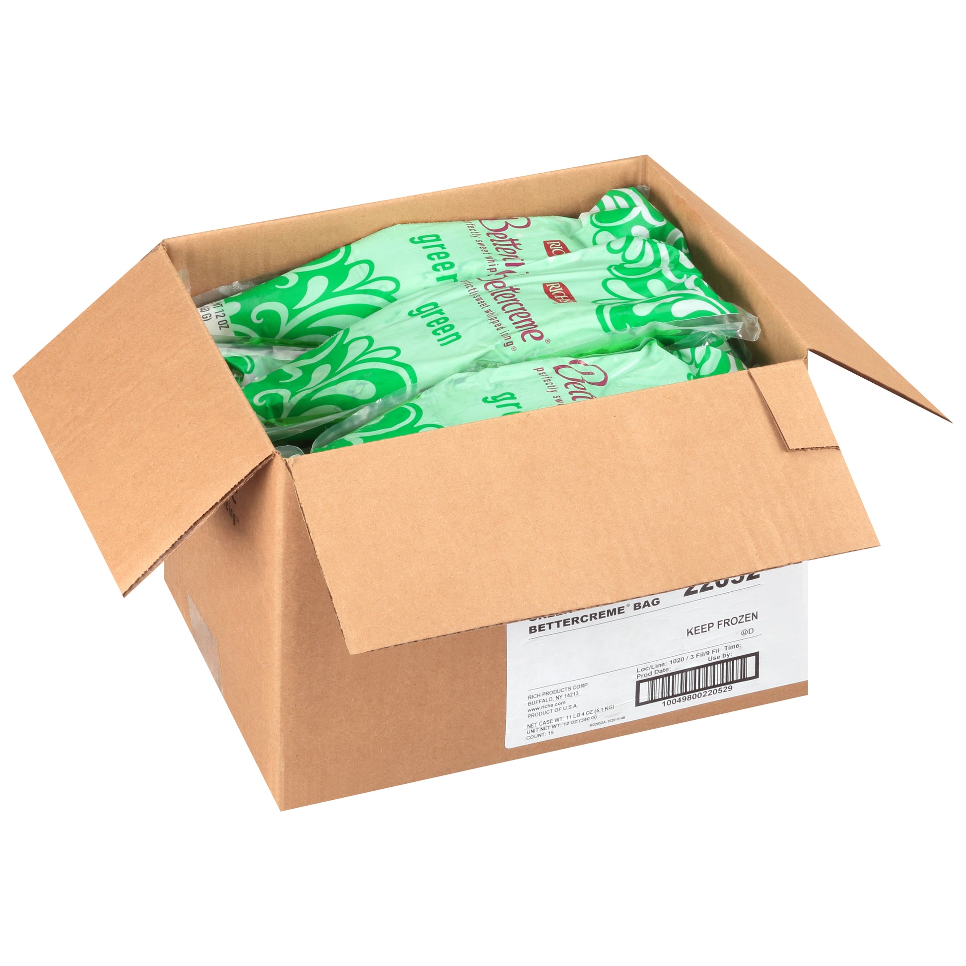 Green Icing in Pastry Bag
