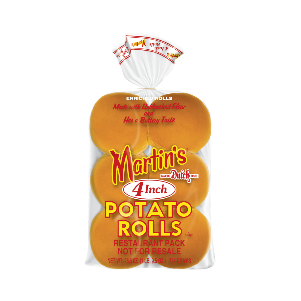 Potato Sandwich Roll 4 Inch Sliced