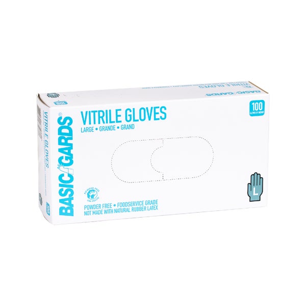 * Large Blue Vitrile Gloves
