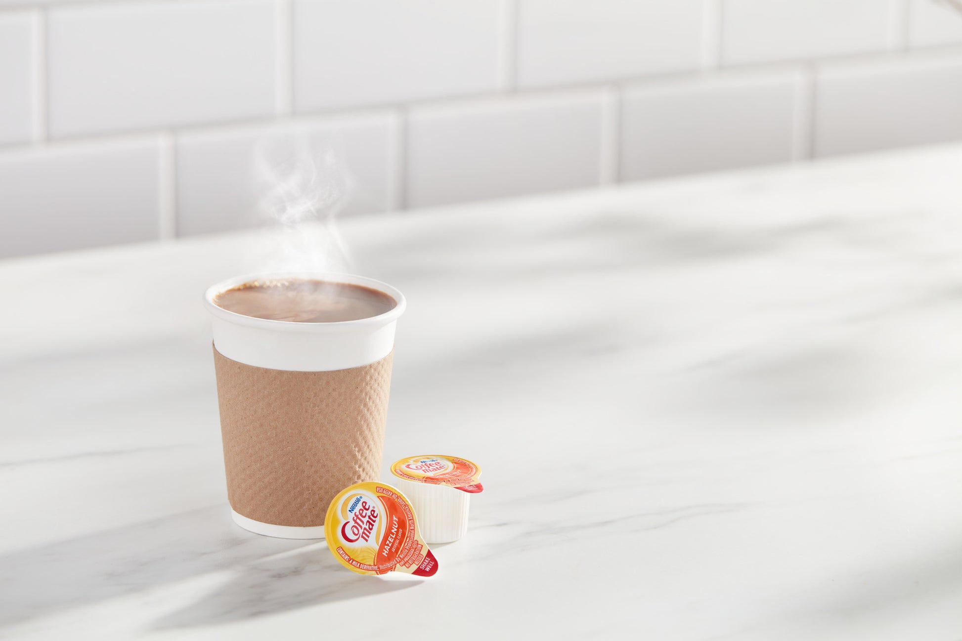 Hazelnut Creamer Portion Control Cups