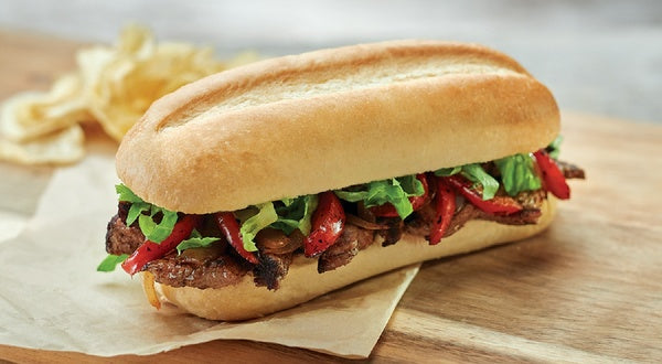 6 Inch Sliced White Hoagie Roll