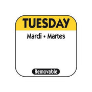 Tuesday Removable Labels