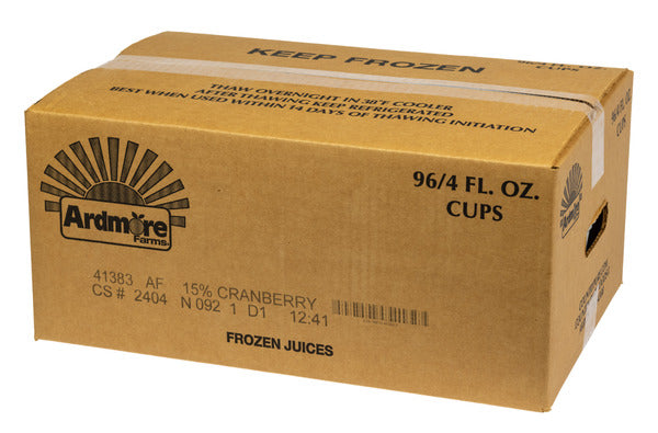 Cranberry Juice Cocktail Frozen 4oz Cup