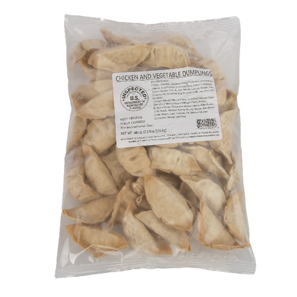 Whole Wheat Chicken & Vegtable Dumplings