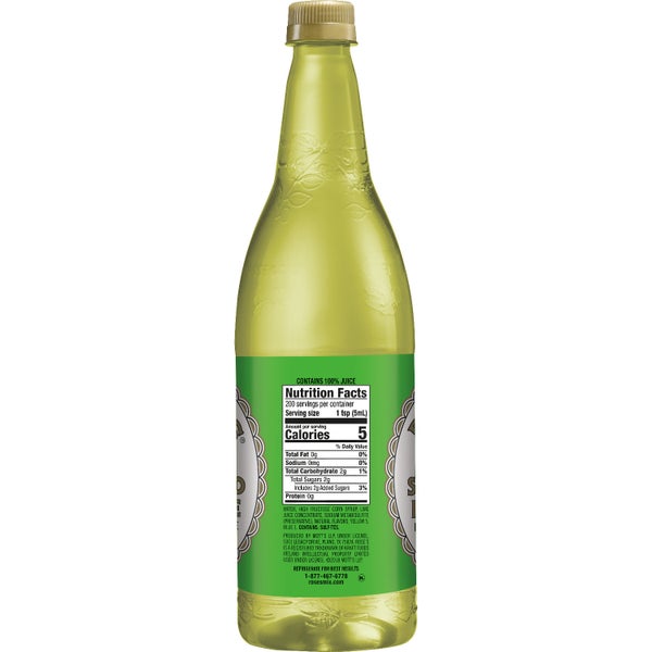 * Sweetened Lime Juice 1 Gallon