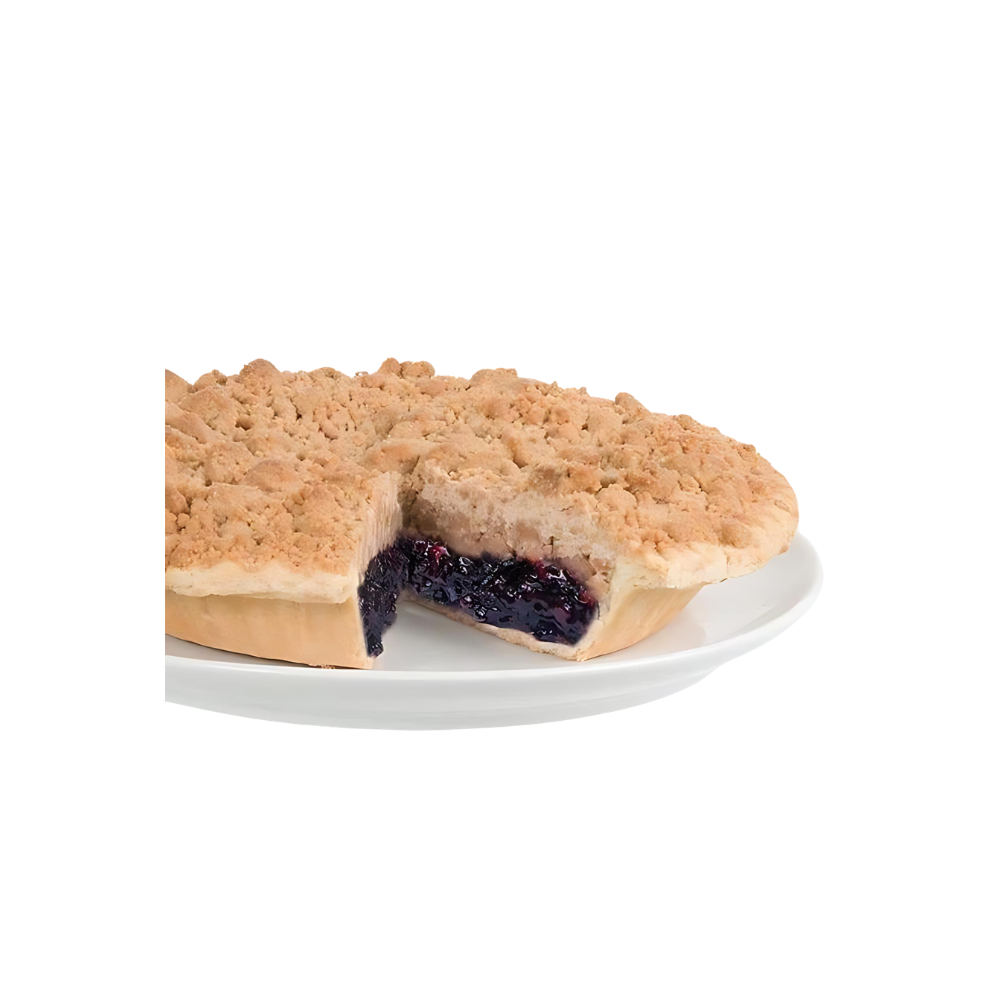 10in Blueberry Crumb Pie