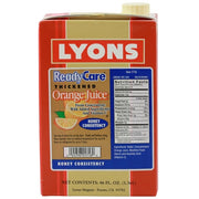 Orange Juice Nutritional Drink Honey Consistency