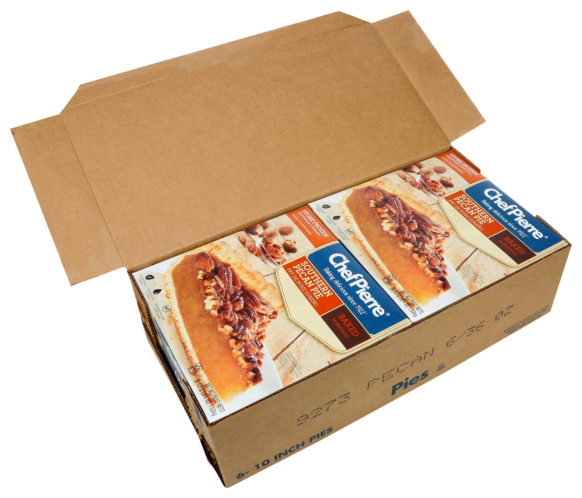 * 10 Inch Prebaked Pecan Pie