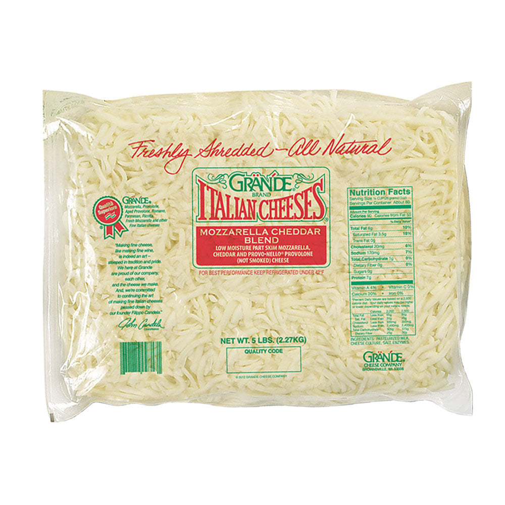 Shredded Cheddar Mozzarella & Provolone