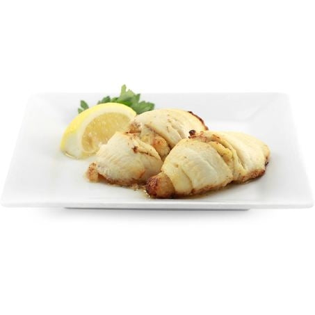 * Sole Rolled with Scallops & Crabmeat Stuffing
