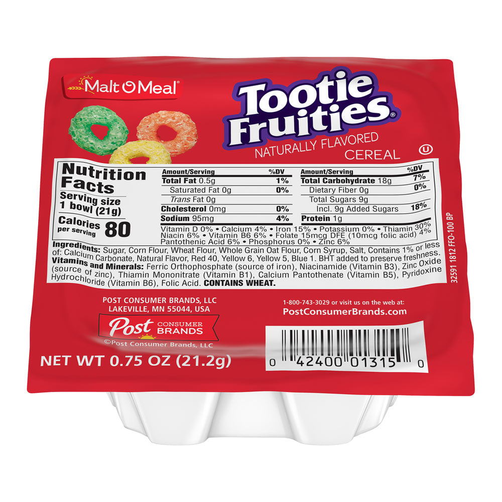 Tootie Fruites Cereal Bowls
