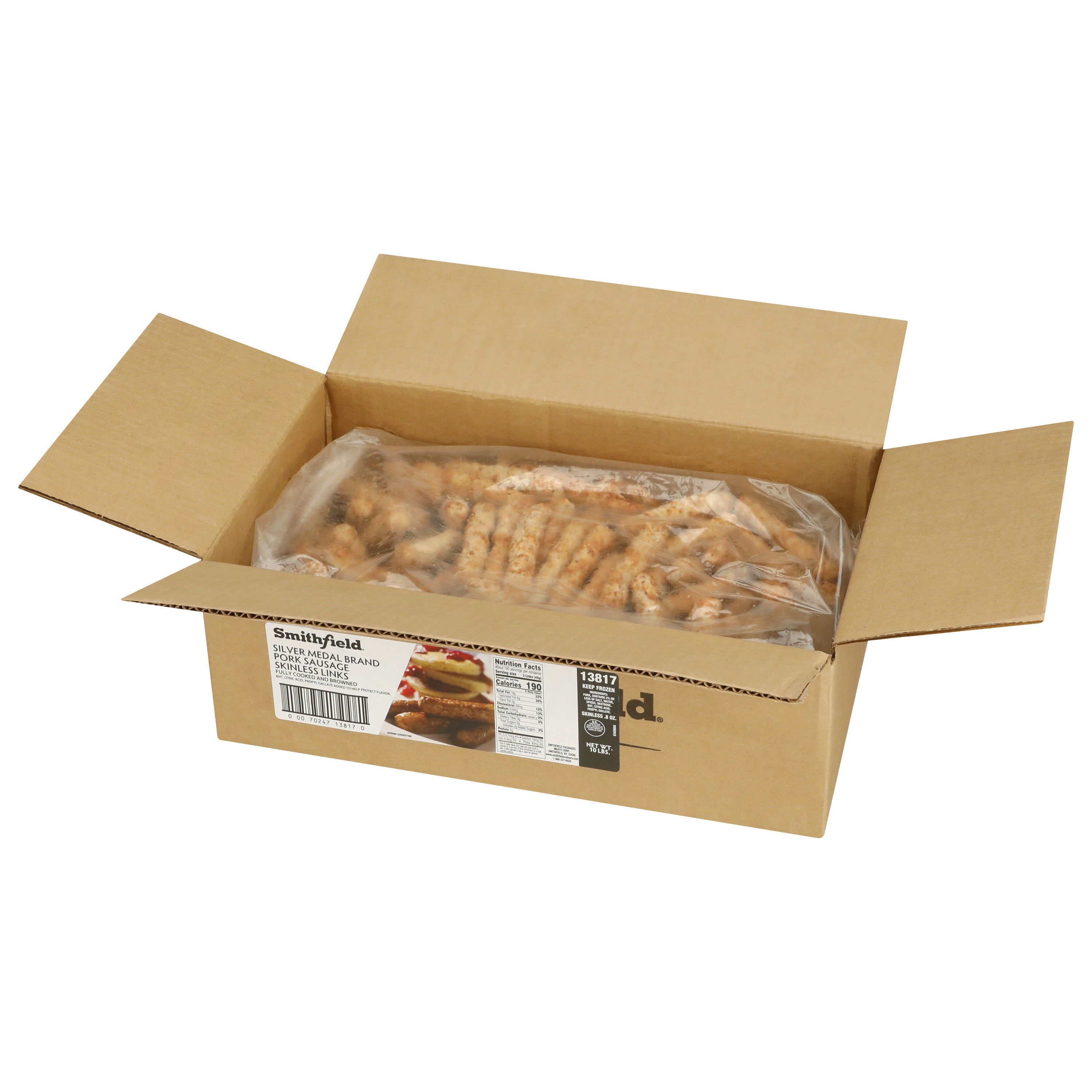 1oz Precooked Skinless Link Sausage