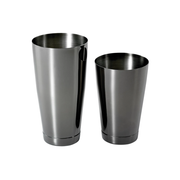 2 Piece Cocktail Shaker Kit Black Mirror