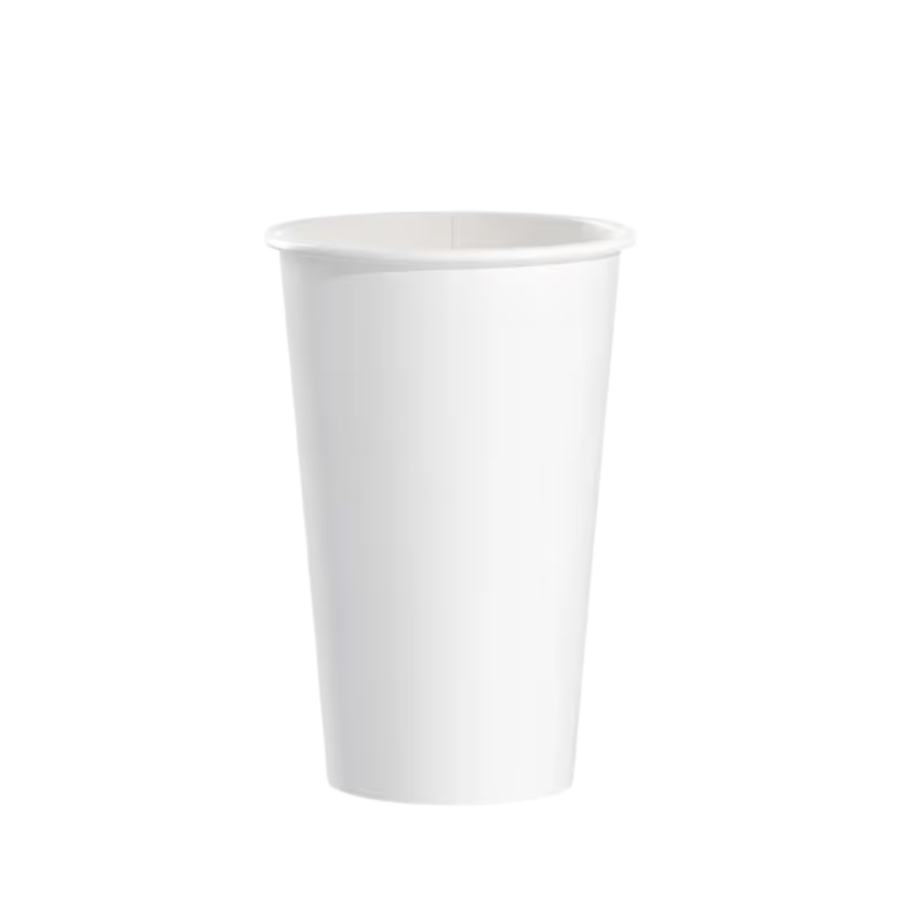 16oz White Paper Hot Cup