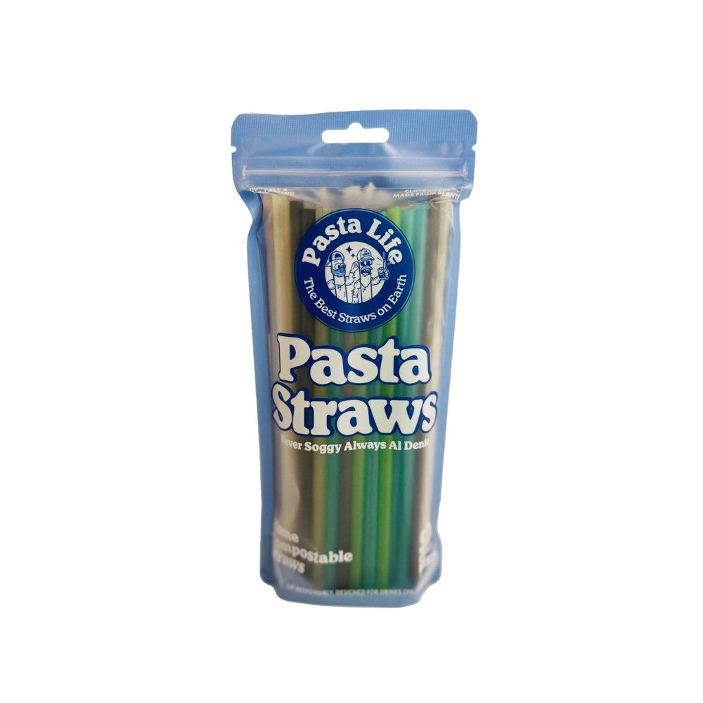 Multi Color Pasta Straws Retail Pack