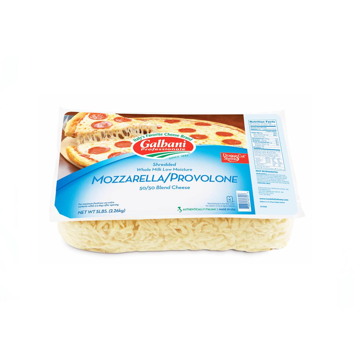 Mozzarella and Provolone Shredded Pizza Blend