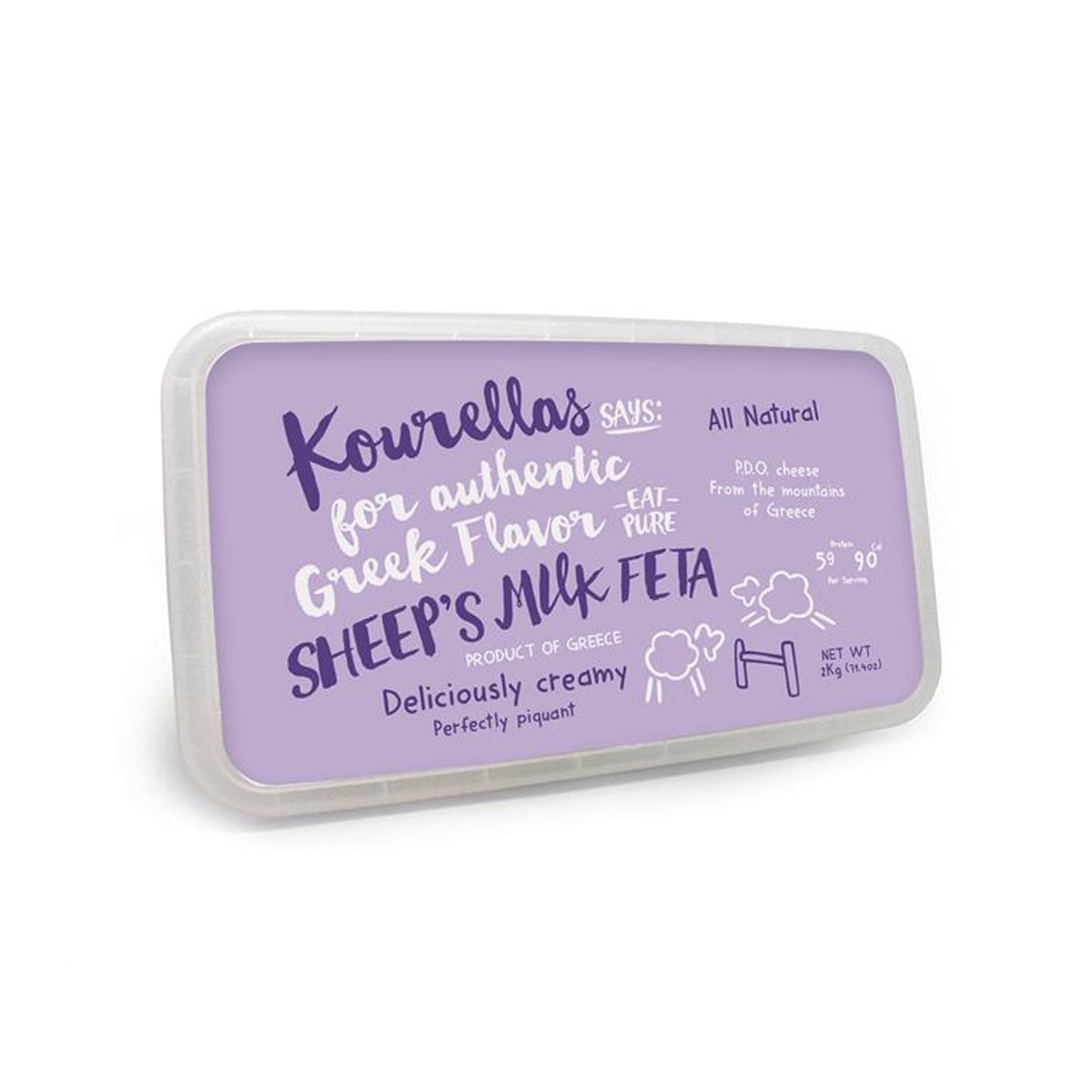 Sheep's Milk PDO Feta Cheese