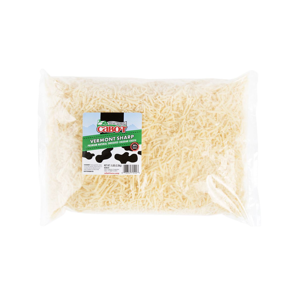 Vermont Sharp Shredded White Cheddar