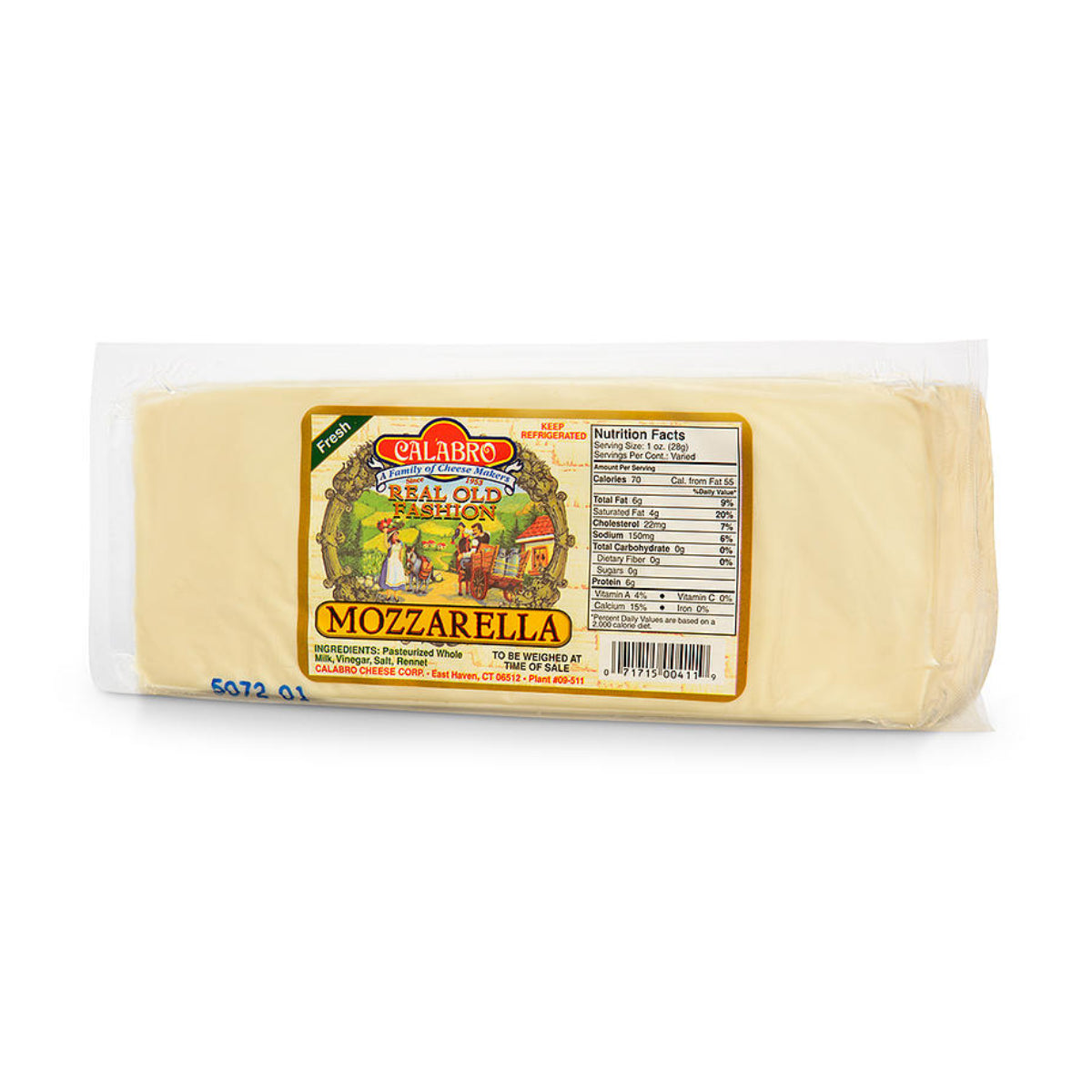 Old Fashioned WMLM Mozzarella Loaf