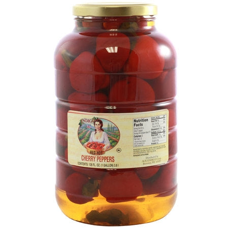 Hot Whole Red Cherry Peppers