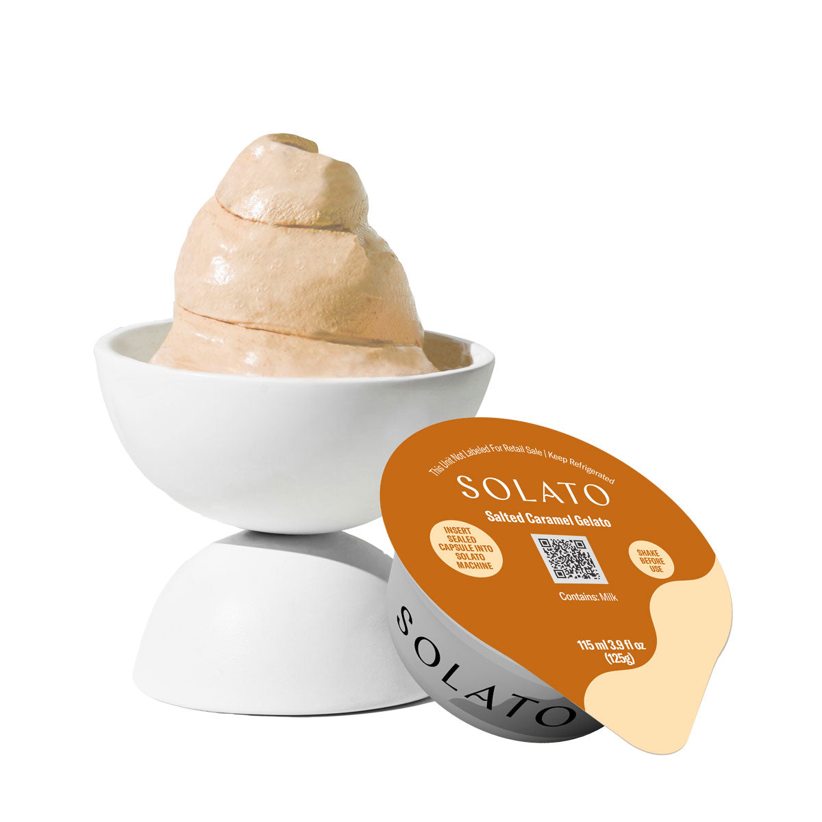 Salted Caramel Gelato Base Cups