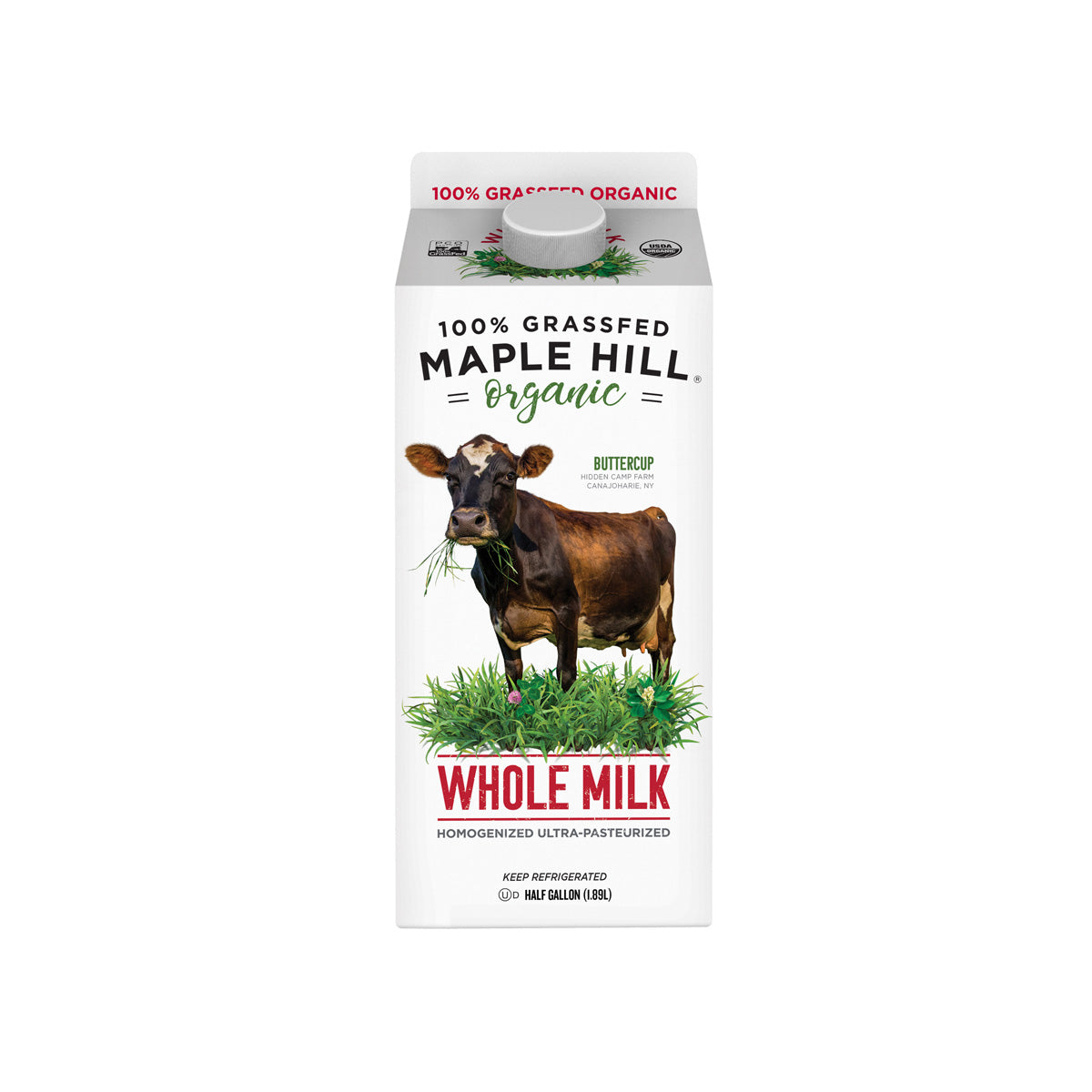 Organic Grassfed Whole Milk Case