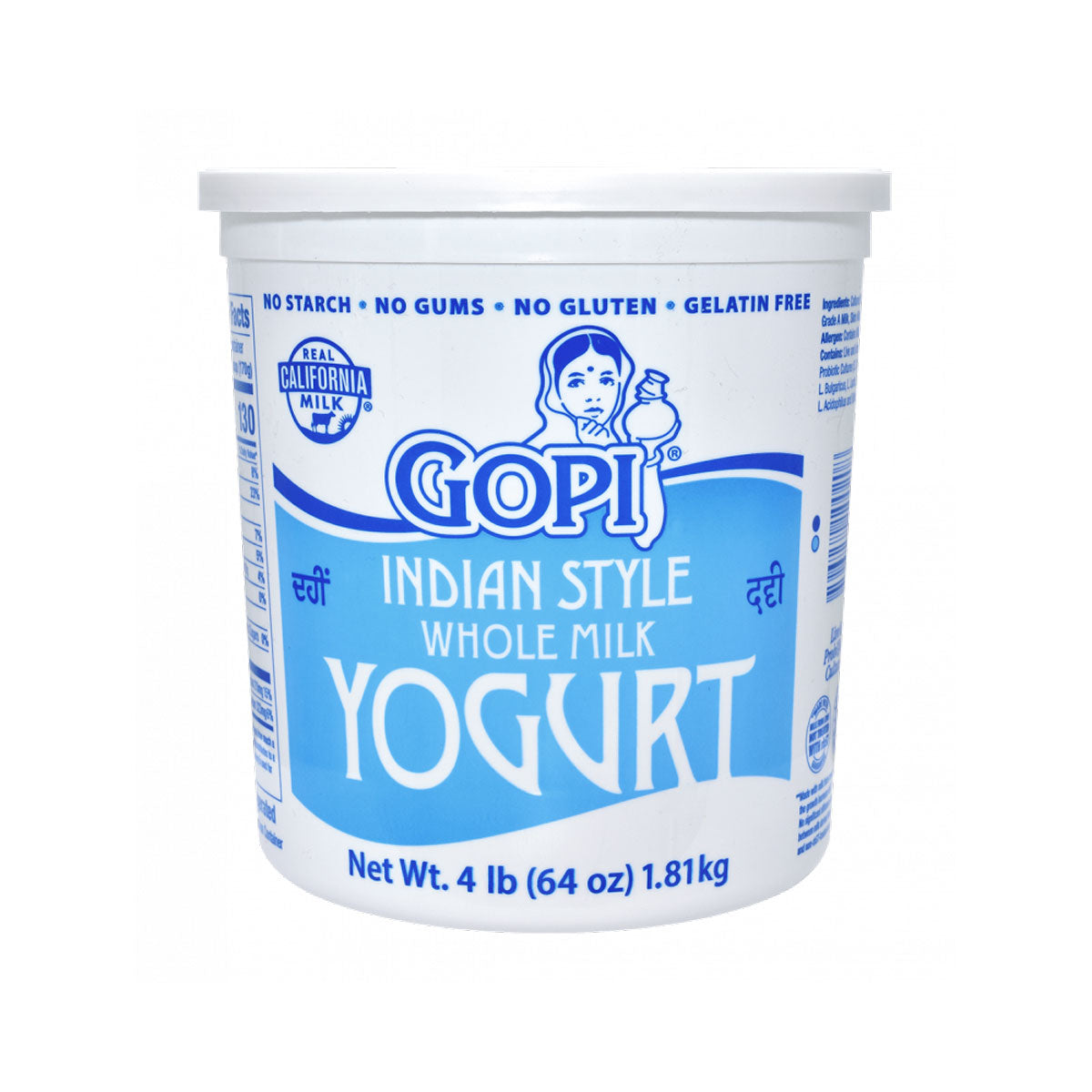 Whole Milk Dahi Style Yogurt