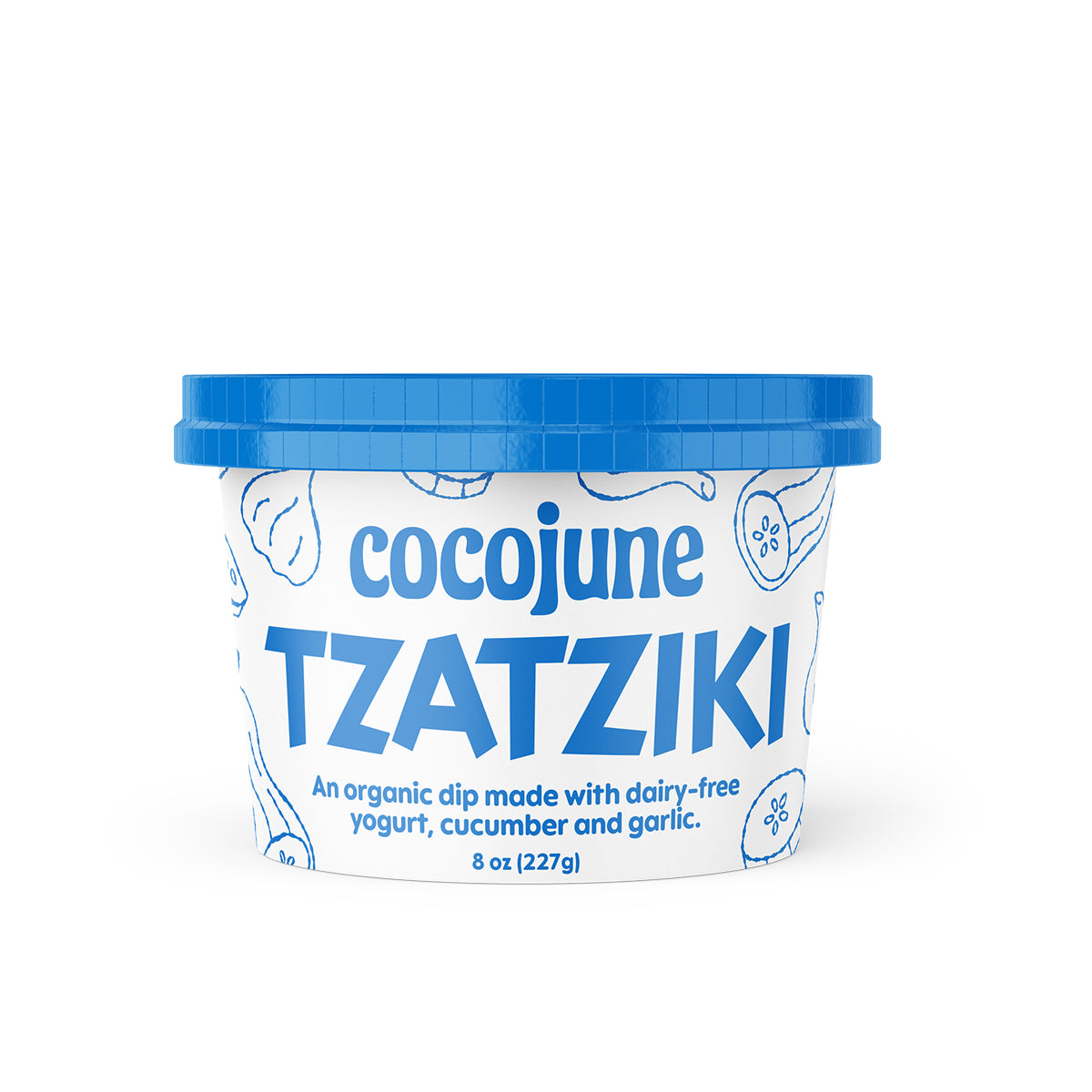 Organic Vegan Tzatziki Coconut Yogurt Dip