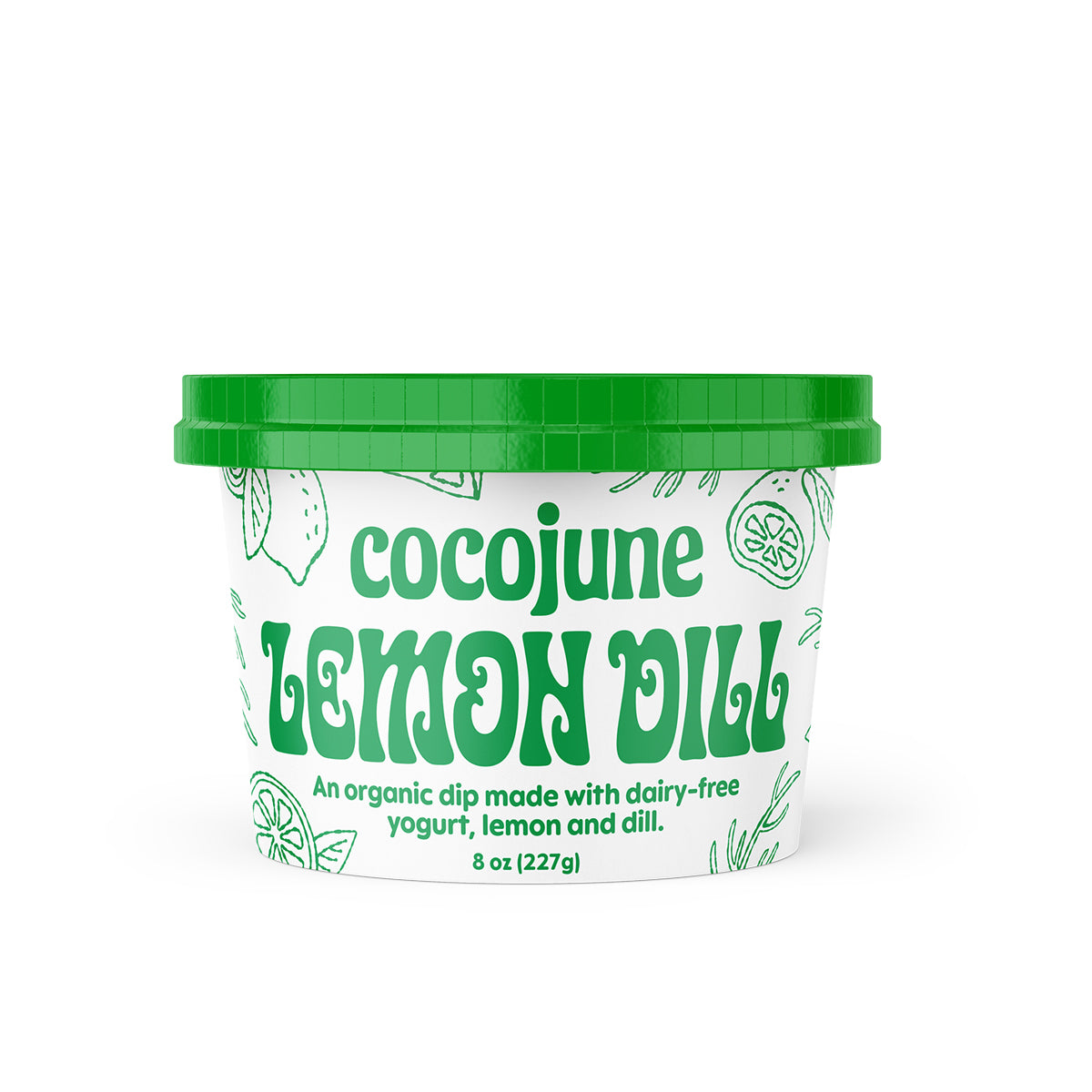 Organic Vegan Lemon Dill Coconut Yogurt Dip