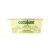 Organic Vegan Lemon Elderflower Coconut Yogurt