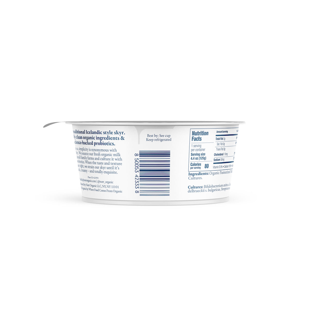 Organic Plain Skyr Yogurt